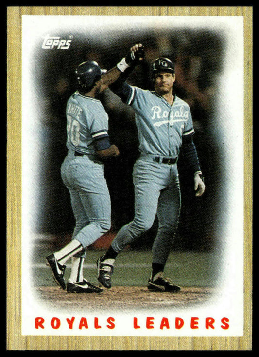 1987 Topps #256 Royals Leaders