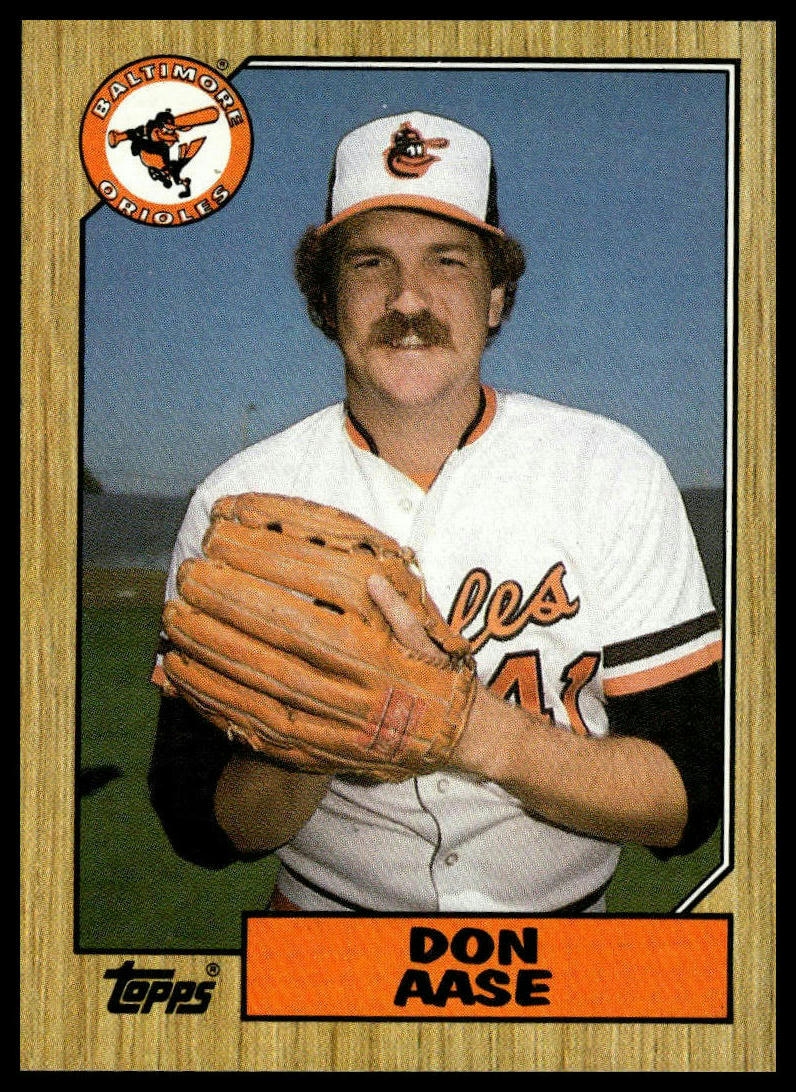1987 Topps #766 Don Aase