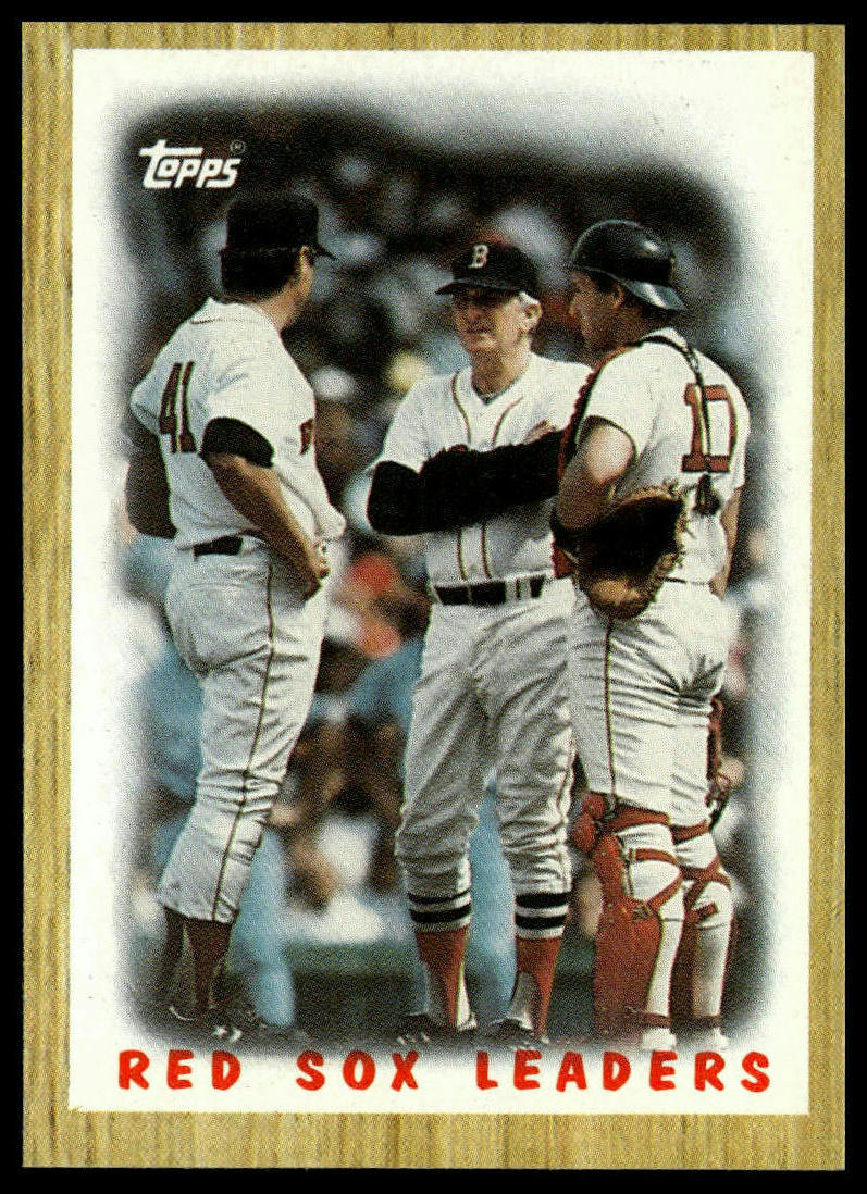 1987 Topps #306 Red Sox Leaders