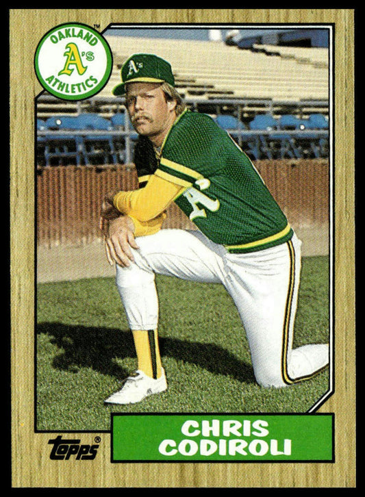 1987 Topps #217 Chris Codiroli