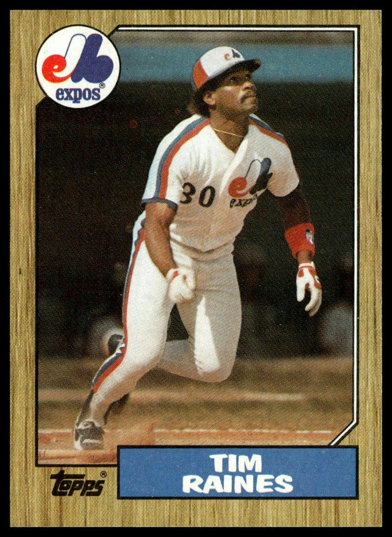 1987 Topps #30 Tim Raines
