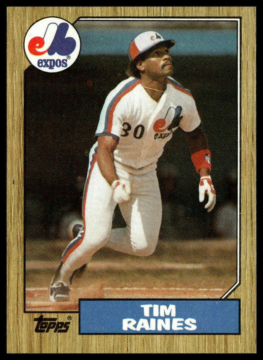 1987 Topps #30 Tim Raines