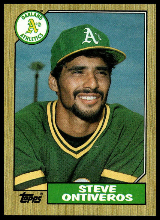 1987 Topps #161 Steve Ontiveros