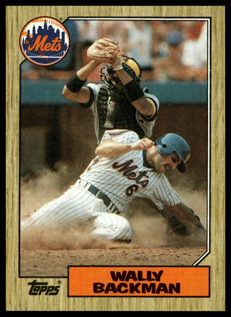 1987 Topps #48 Wally Backman