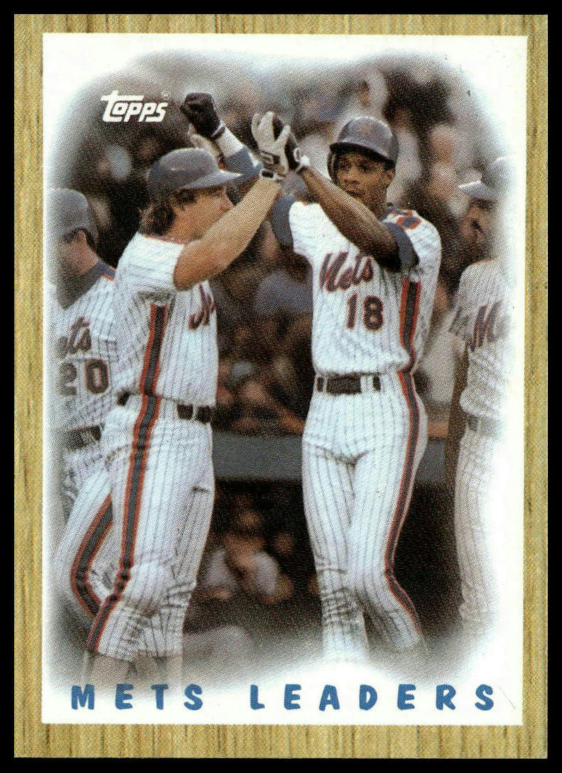 1987 Topps #331 Mets Leaders