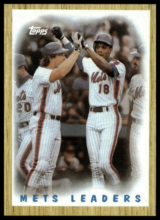 1987 Topps #331 Mets Leaders