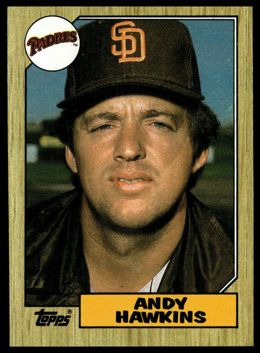 1987 Topps #183 Andy Hawkins