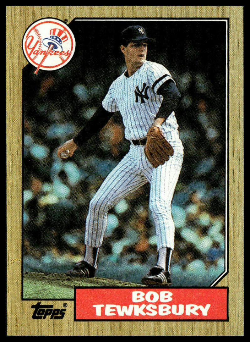1987 Topps #254 Bob Tewksbury