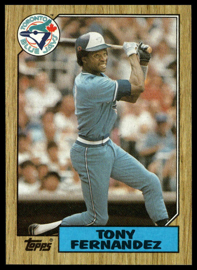 1987 Topps #485 Tony Fernandez
