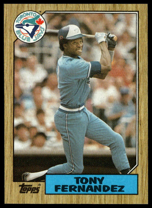 1987 Topps #485 Tony Fernandez