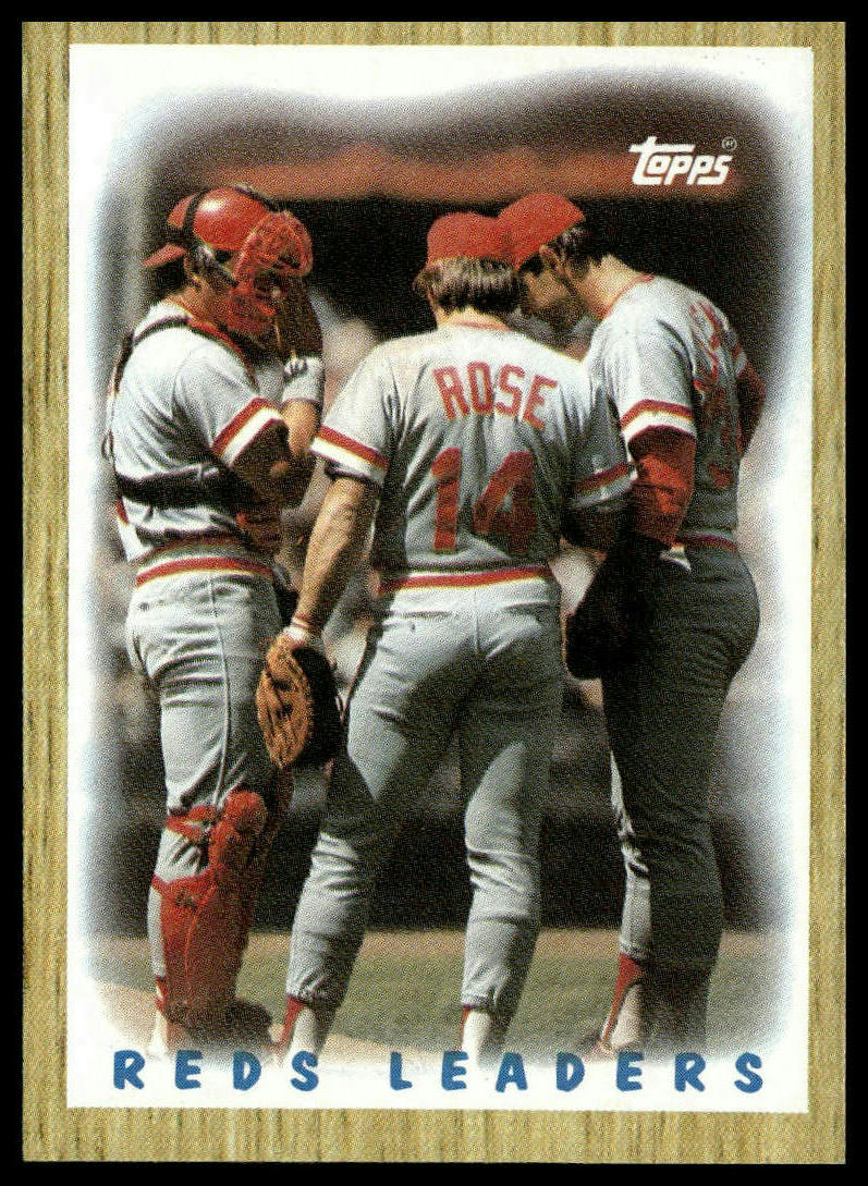 1987 Topps #281 Reds Leaders