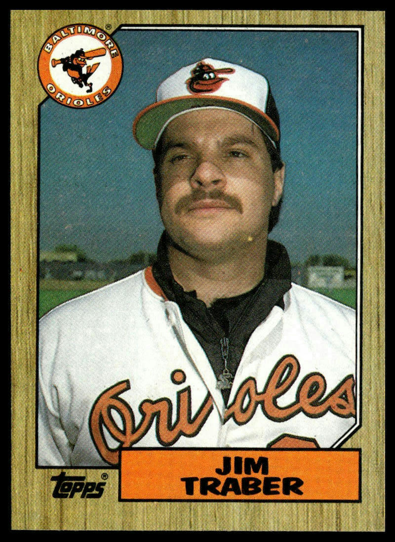 1987 Topps #484 Jim Traber