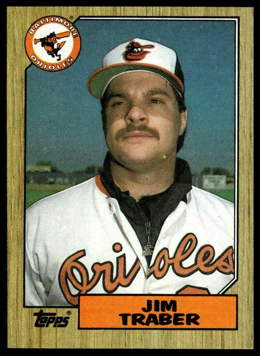 1987 Topps #484 Jim Traber