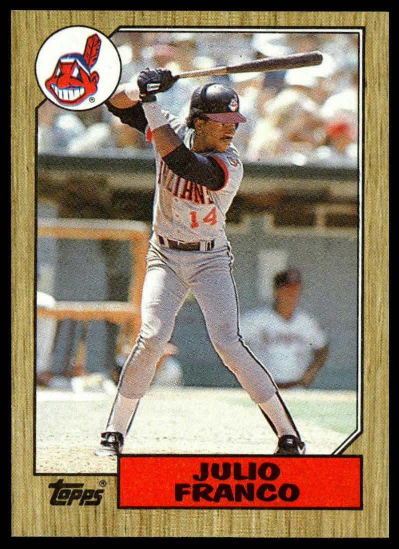1987 Topps #160 Julio Franco