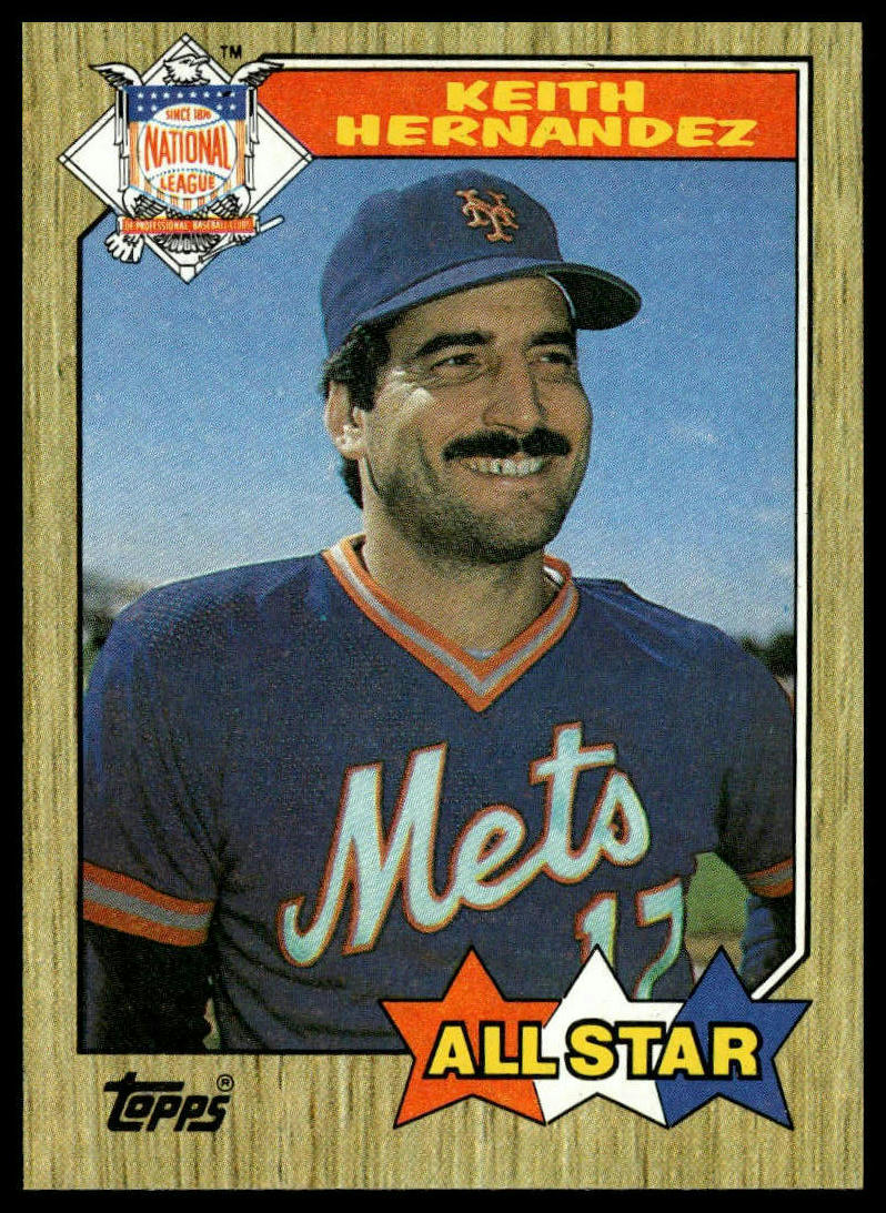 1987 Topps #595 Keith Hernandez