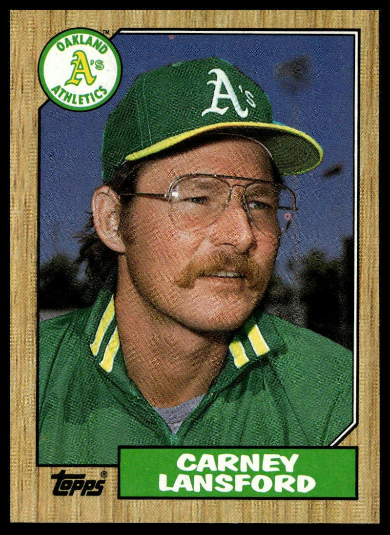1987 Topps #678 Carney Lansford