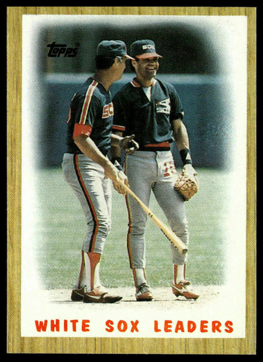 1987 Topps #356 White Sox Leaders