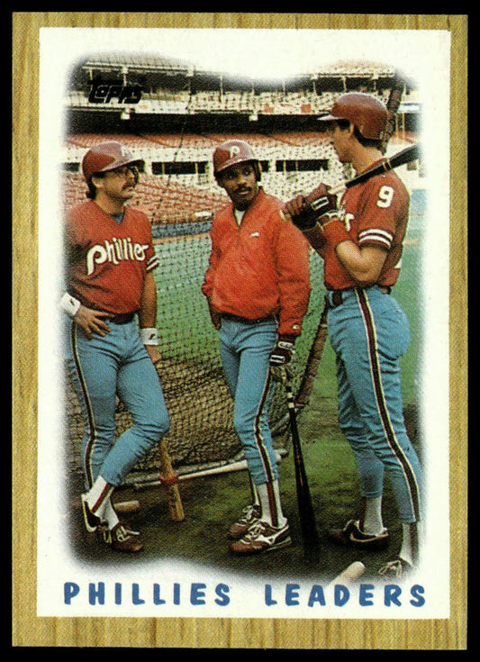 1987 Topps #481 Phillies Leaders
