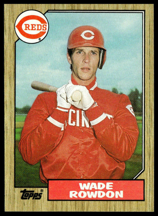 1987 Topps #569 Wade Rowdon