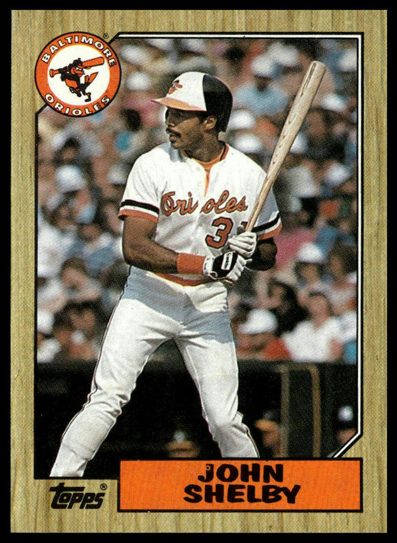 1987 Topps #208 John Shelby