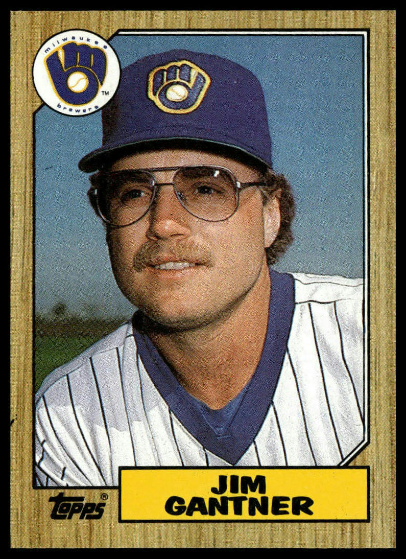 1987 Topps #108 Jim Gantner