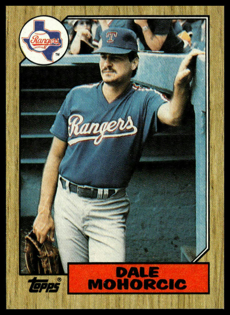 1987 Topps #497 Dale Mohorcic