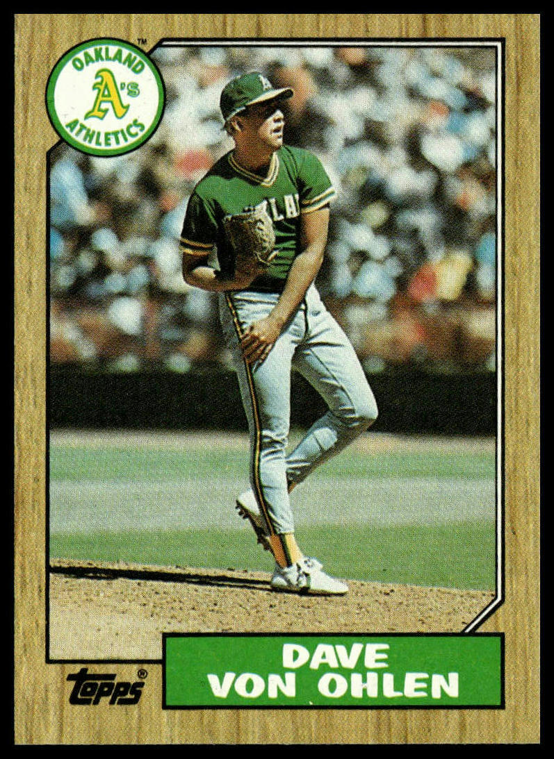 1987 Topps #287 Dave Von Ohlen