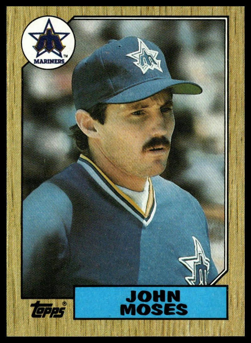 1987 Topps #284 John Moses