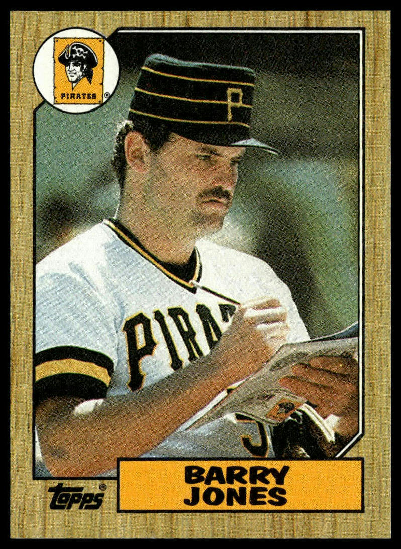 1987 Topps #494 Barry Jones