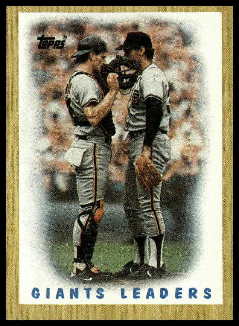 1987 Topps #231 Giants Leaders