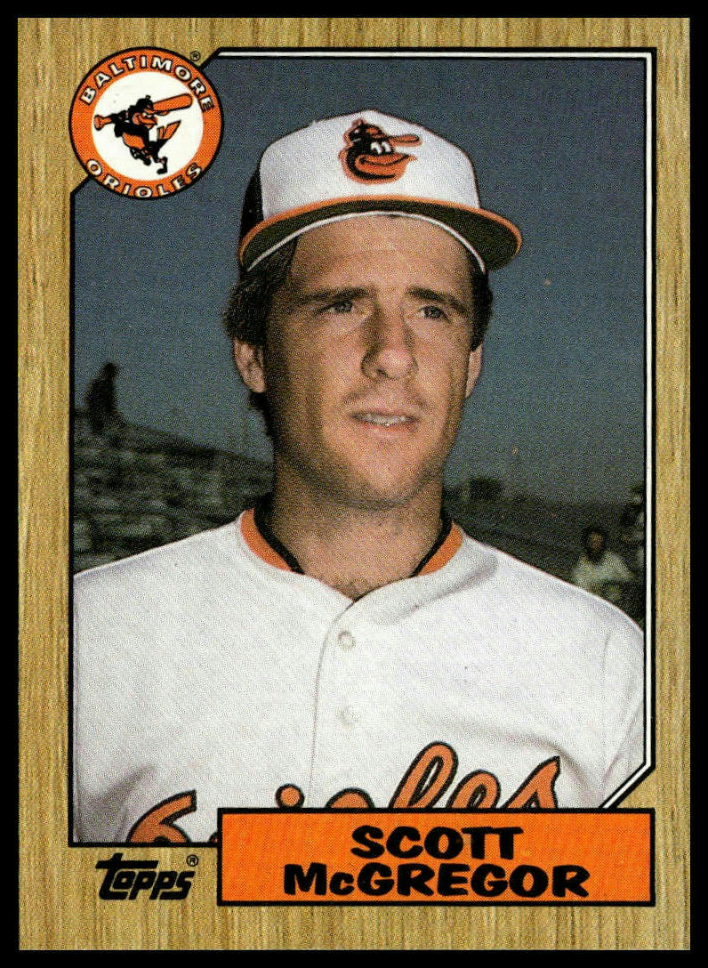 1987 Topps #708 Scott McGregor