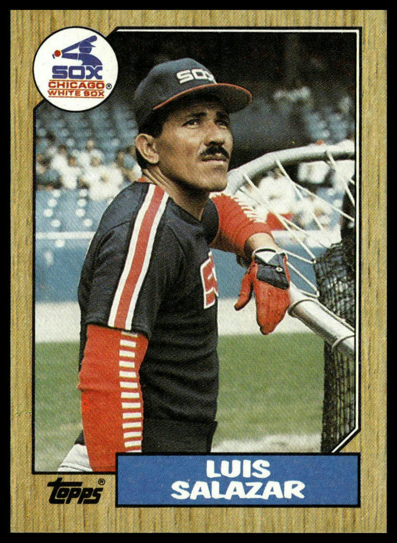 1987 Topps #454 Luis Salazar