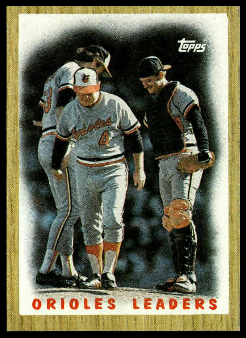 1987 Topps #506 Orioles Leaders