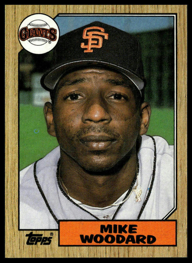 1987 Topps #286 Mike Woodard
