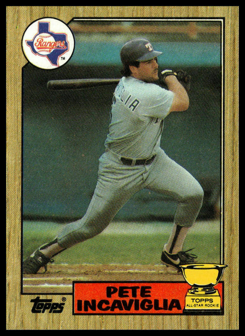 1987 Topps #550 Pete Incaviglia