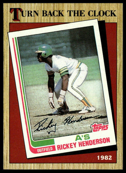 1987 Topps #610 Rickey Henderson