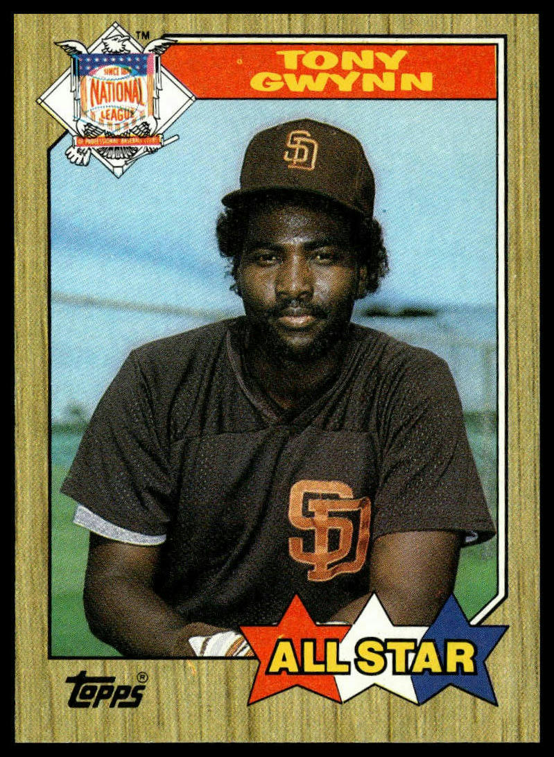 1987 Topps #599 Tony Gwynn