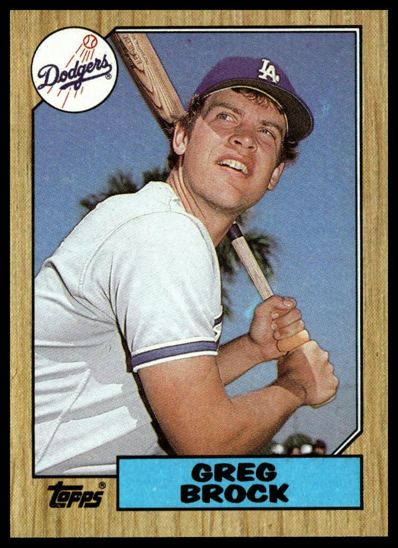 1987 Topps #26 Greg Brock