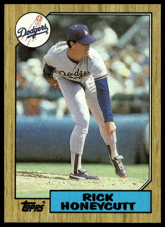 1987 Topps #753 Rick Honeycutt