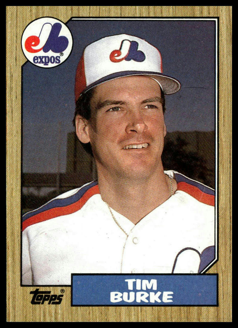 1987 Topps #624 Tim Burke