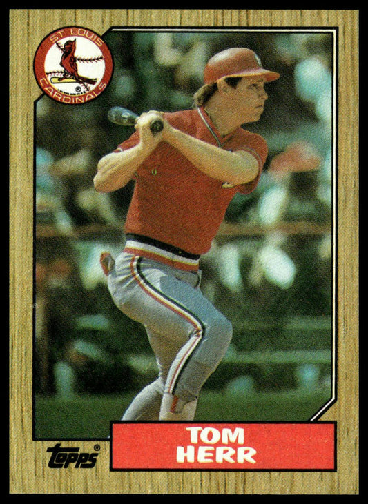 1987 Topps #721 Tom Herr