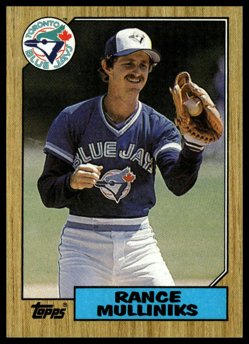 1987 Topps #537 Rance Mulliniks