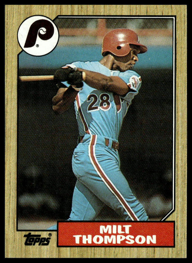 1987 Topps #409 Milt Thompson