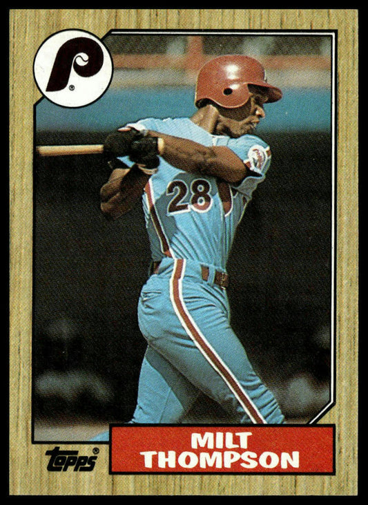 1987 Topps #409 Milt Thompson