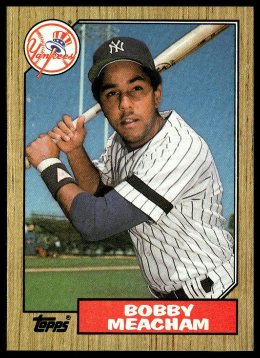 1987 Topps #62 Bobby Meacham