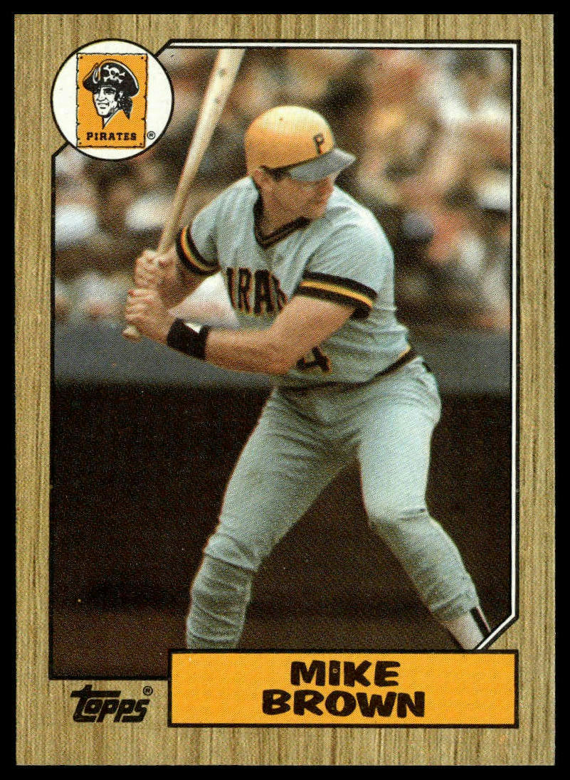 1987 Topps #341 Mike Brown