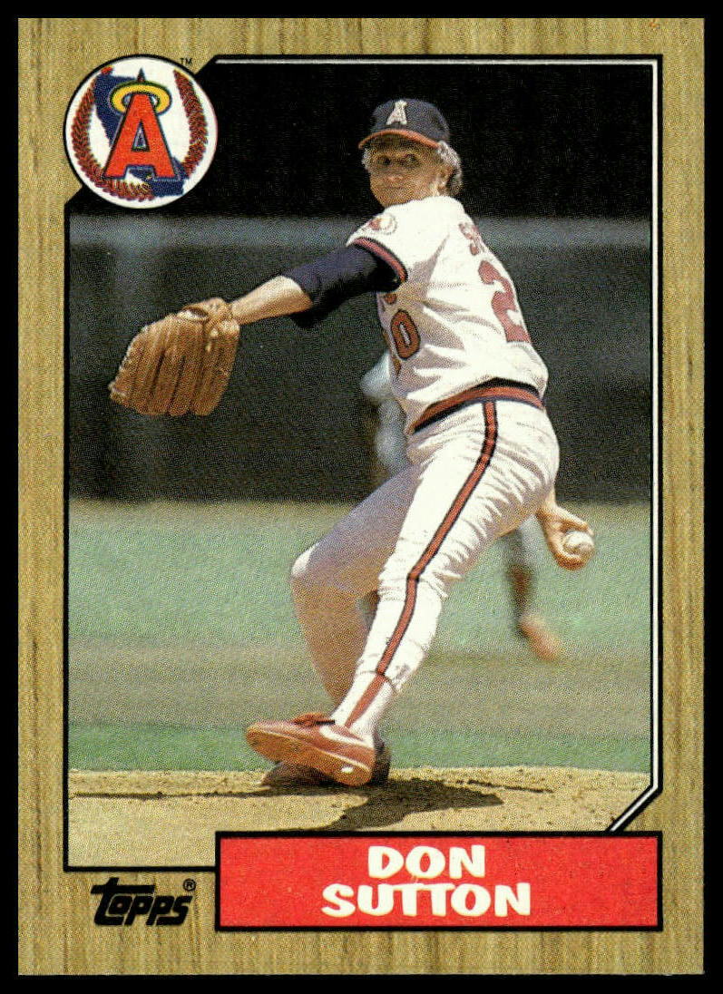 1987 Topps #673 Don Sutton
