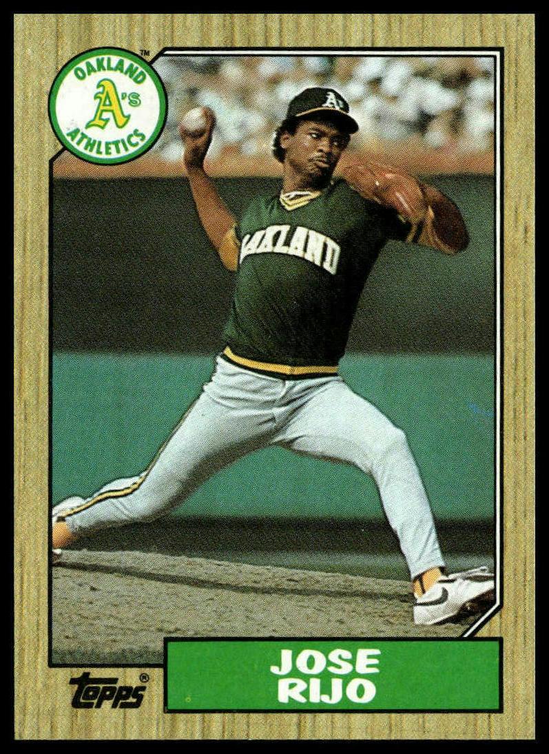 1987 Topps #34 Jose Rijo