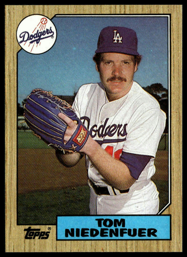 1987 Topps #538 Tom Niedenfuer