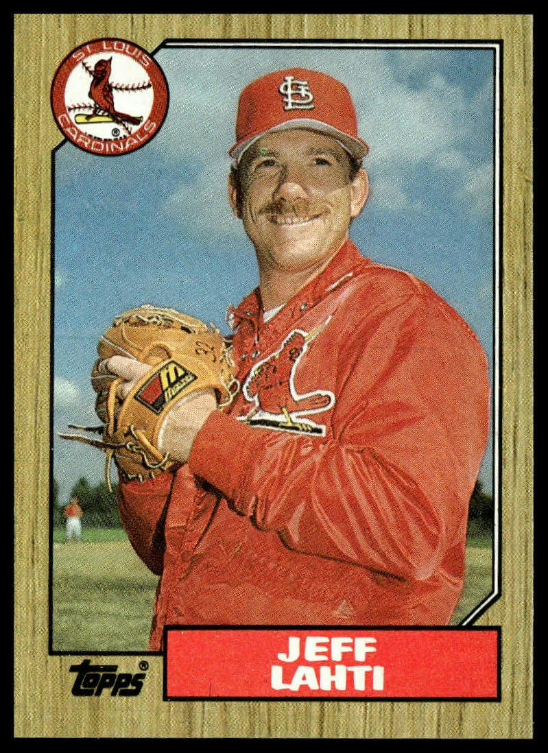 1987 Topps #367 Jeff Lahti